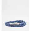 托德斯/Tod's Man BLUE MyColors Bracelet in Leather XEMB1900200FLRPZU821