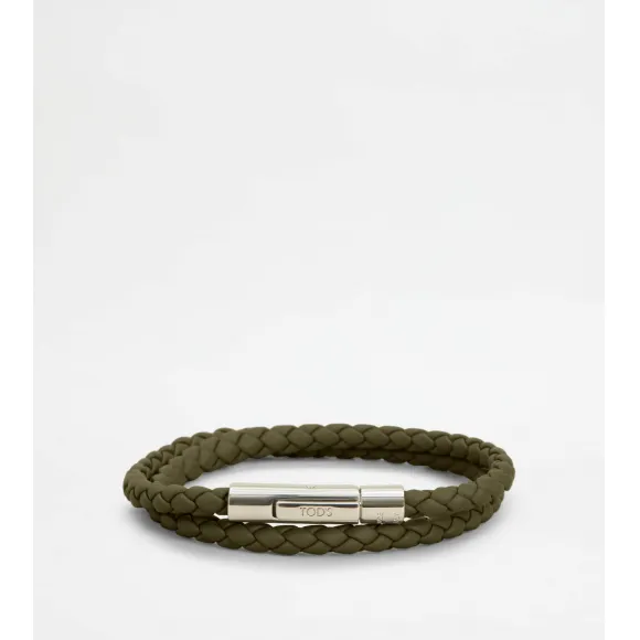 托德斯/Tod's Pulsera MyColors en Piel VERDE Hombre XEMB1900200FLRPZV616