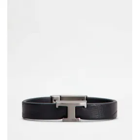 托德斯/Tod's 男人 黑色 T Timeless鳄鱼皮手镯 XEMB19901LRI0WB999