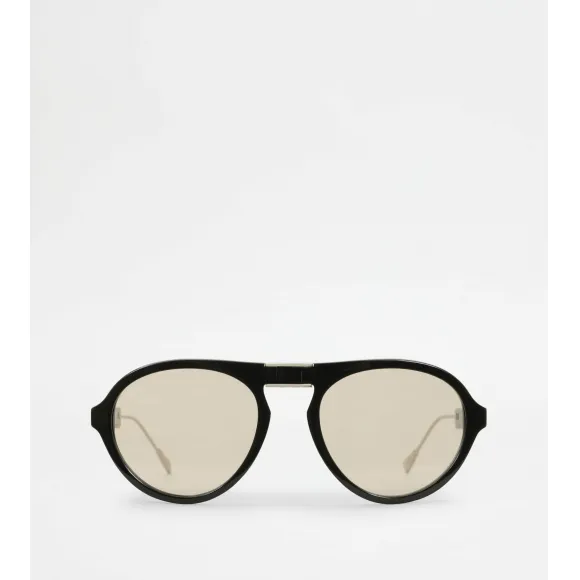 托德斯/Tod's Man 黑色 摺疊太陽眼鏡 XOM03095219AGJPZB999