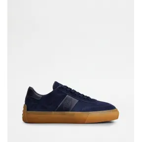 托德斯/Tod's 男人 蓝色 Tod's绒面皮革运动休闲鞋 XXM03E0GC50B4P01OD