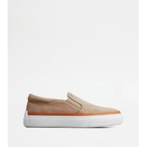 托德斯/Tod's 男人 灰色 翻绒革简便运动休闲鞋 XXM12L0K9006RNB006