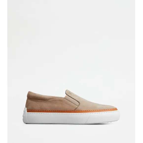 托德斯/Tod's 男人 灰色 翻绒革简便运动休闲鞋 XXM12L0K9006RNB006