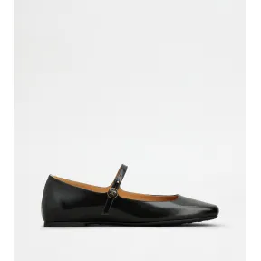 托德斯/Tod's Woman 黑色 皮革芭蕾舞鞋 XXW23L0IN40SSP40MB999