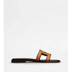 托德斯/Tod's 女人 橙色 皮革凉拖 XXW70K0GU70MIDG622