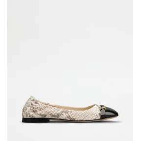 托德斯/Tod's 女人 彩色 皮革芭蕾舞鞋 XXW94K0HZ30T89GKKE