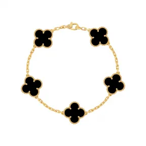 梵克雅宝/Van Cleef & Arpels Vintage Alhambra手链 5图案 - VCARA41300