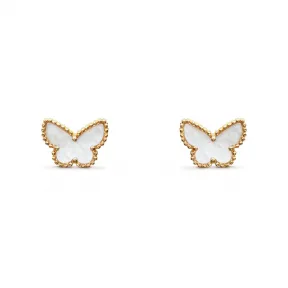 梵克雅宝/Van Cleef & Arpels Sweet Alhambra蝴蝶耳钉 - VCARN5JM00