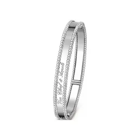 梵克雅宝/Van Cleef & Arpels Perlée signature手镯 中号款式 - VCARP3K800