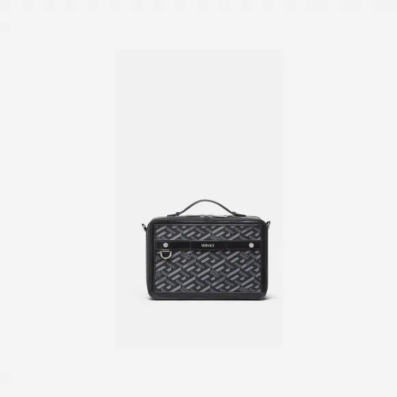 范思哲/Versace 黑色+灰色 1001769-1A01444-5B05E
