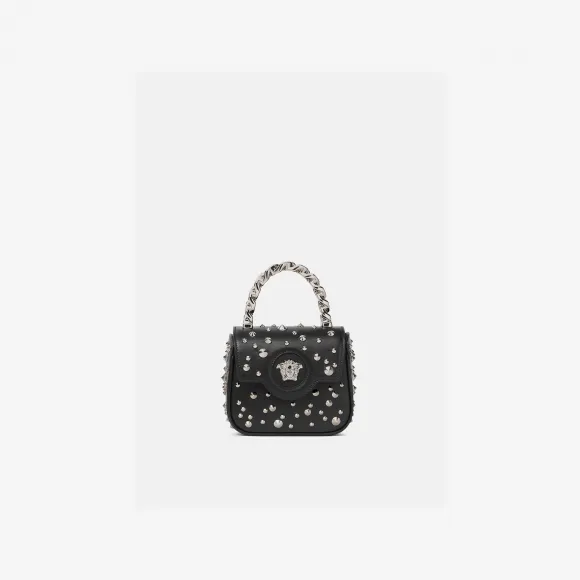 范思哲/Versace Women's La Medusa尖钉迷你包 1003016-1A07229-1W00P