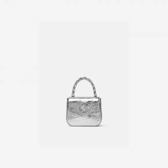 范思哲/Versace Women's La Medusa金属色迷你包 1003016-1A08163-1LE3P