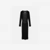 范思哲/Versace Women's 镂空针织长裙 1009826-1A07009-1B000