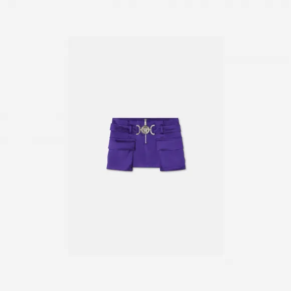 范思哲/Versace Women's Medusa '95工装迷你裙 1010036-1A06838-1LD60