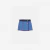 范思哲/Versace Women's 磨边粗花呢裹身迷你裙 1010915-1A08207-2VB10