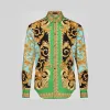 范思哲/Versace BAROCCO HOMME印花纯棉衬衫 A77215-A231423_A78Y