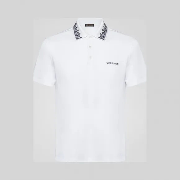 范思哲/Versace 刺绣Barocco Polo衫 A83573-A230671_A001