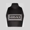 范思哲/Versace 90年代复古风Logo印花露脐上衣 A83768-A230744_A1008