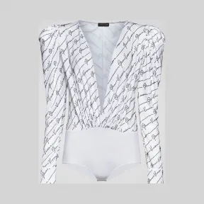 Versace  水晶装饰GV Signature连体衣 A85641-A208595_A1001