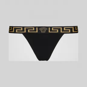 范思哲/Versace 希腊回纹镶边丁字裤 AUD01042-AC00058_A1008