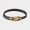 范思哲/Versace 美杜莎真皮手镯 DG05579-DMTN_D41O