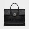 范思哲/Versace 顶部手柄 Legno Palazzo 旅行袋 - 黑色 包袋 DL16380-DVSLE_D41UB