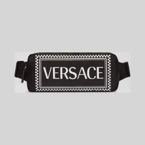 范思哲/Versace 90年代复古Logo方形腰包 DV3G688-DNYVER_DNW