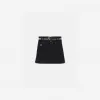 范思哲/Versace Jeans Couture Baroque搭扣丹宁迷你裙 E74HAE858-EDW040ENZ-E909