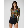 Versace  Tropical Baroque印花长袖上衣 EB2HVA714-ES0664_E983
