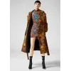 范思哲/Versace Leo Baroque印花天鹅绒大衣 EC7HUA914-ESH400_E923