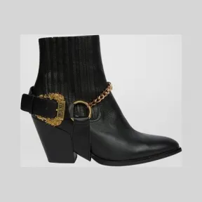 范思哲/Versace Baroque别扣Camperos鞋跟靴子 EE0VUBS10-E71161_E899