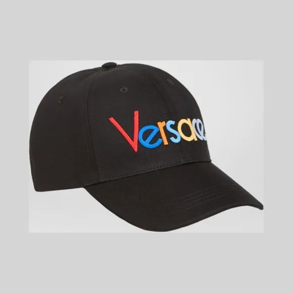 范思哲/Versace 彩色复古风logo棒球帽 ICAP004-IT03047_I008