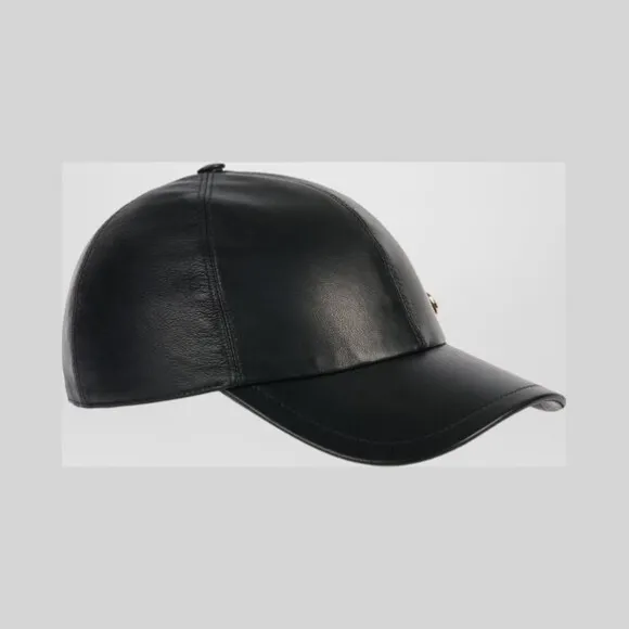 范思哲/Versace 安全别针皮革帽子 ICAP009-IP00088_I008