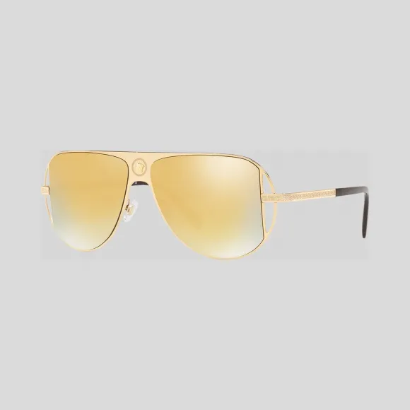 范思哲/Versace Grecamania金色飞行员太阳镜 O2212-O10027P57_ONUL