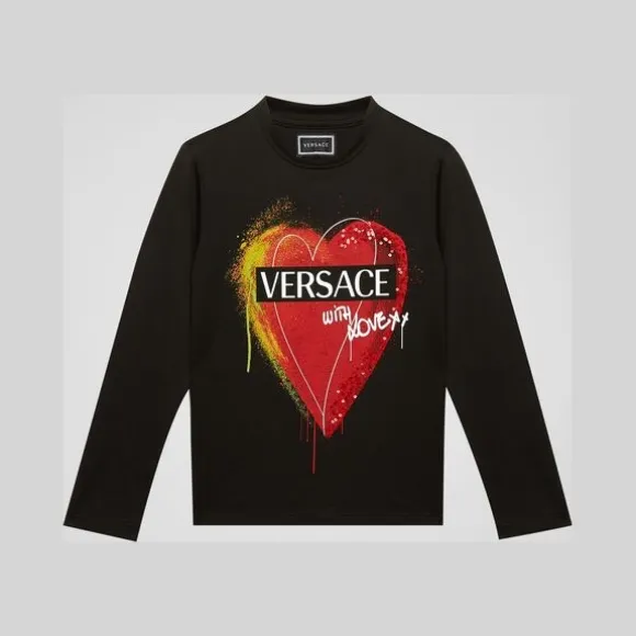 范思哲/Versace Versace With Love T恤 YC000149-YA00270_YA008