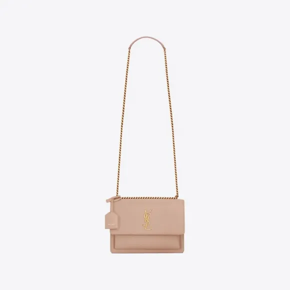 伊夫圣罗兰/Yves Saint laurent sunset中号光滑皮革手袋 442906D420W2738