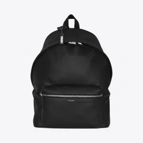 伊夫圣罗兰/Yves Saint laurent 经典city背包，采用黑色可洗皮革  4654480AY3F1000