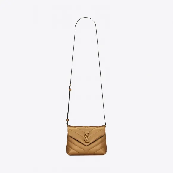 伊夫圣罗兰/Yves Saint laurent LOULOU Y形提花层压真皮小肩包 46707209E278275