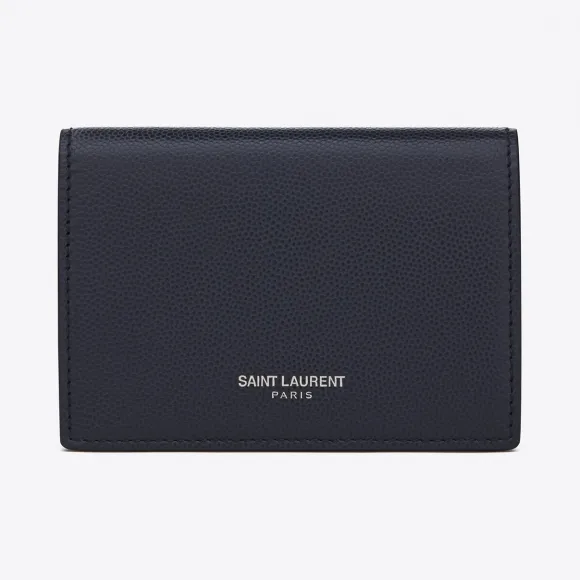 伊夫圣罗兰/Yves Saint laurent 男士 粒纹浮雕皮革名片盒 469338BTY7N4147