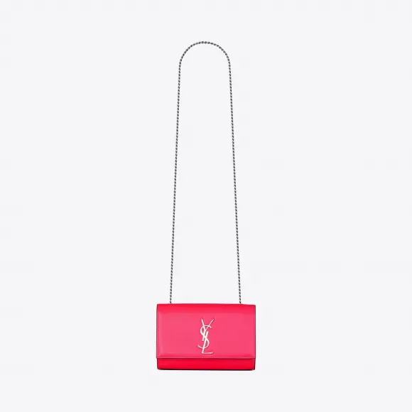 伊夫圣罗兰/Yves Saint laurent KATE 小号粒面压花漆皮包 4693901DK0N6644