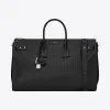 伊夫圣罗兰/Yves Saint laurent 48小时包装袋，饰有压纹鳄鱼皮 4805840Q50E1000