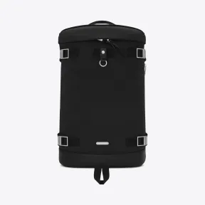 伊夫圣罗兰/Yves Saint laurent 黑色尼龙帆布和真皮RIVINGTON骑行背包 481005GR0MF1000