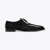 伊夫圣罗兰/Yves Saint laurent 吸烟15黑色漆皮德比鞋 485155D6C001000