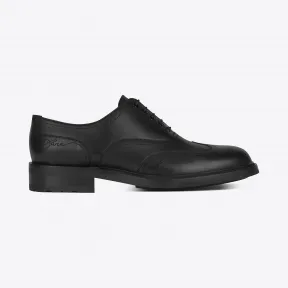 伊夫圣罗兰/Yves Saint laurent WILLIAM 25黑色真皮刺绣翼尖德比鞋 485440D98001000