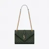 伊夫圣罗兰/Yves Saint laurent 女士 信封MIX MATELASSE粒纹Poudre压花皮革中号包 487206BOW913045