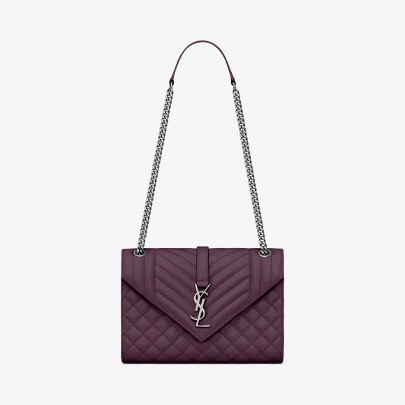 伊夫圣罗兰/Yves Saint laurent 女士 信封MIX MATELASSE粒纹Poudre压花皮革中号包 487206BOW925206