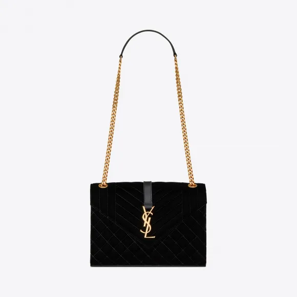 伊夫圣罗兰/Yves Saint laurent 女士 ENVELOPE中号混合袋matelassevelvet 487206GVO711000
