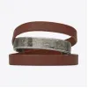 伊夫圣罗兰/Yves Saint laurent NOMADE three-loop bracelet in dark brow