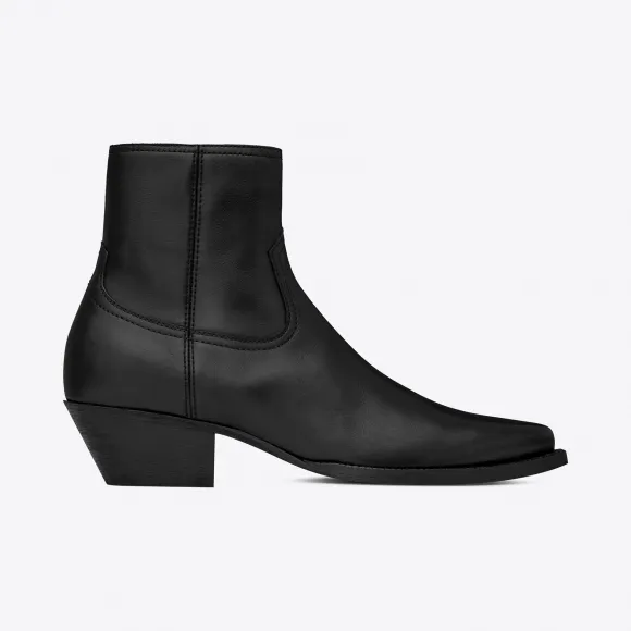 伊夫圣罗兰/Yves Saint laurent Lukas皮革靴子 530825CY5001000
