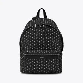 伊夫圣罗兰/Yves Saint laurent CITY 棕榈树印花帆布双肩包 534967HPQ2F1070